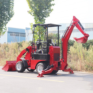 จัดส่งฟรีเครื่องจักร Earth-Moving Twobale แบคโฮหน้าตักหลังขุด 4X4 มินิล้อเล็ก 4wd แบคโฮหน้าตักหลังขุดราคาดี - Product Image 5