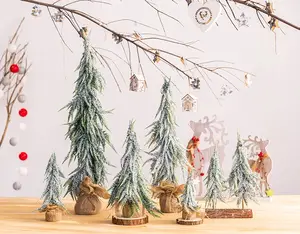 Zweig Zeder kleiner Weihnachts baum Ornamente Dekorationen Weihnachts baum New Year Desktop Decor für Einkaufs zentrum und Zuhause