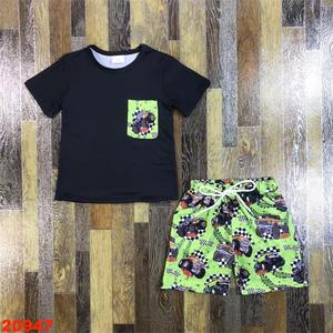 Popolare Pigiama per Bambini in Morbido Bambù a Due Pezzi, Perfetto per Dormire a Casa, <span class=keywords><strong>Abbigliamento</strong></span> Colorato per Bambini con Stampe di Scimmie - Product Image 4