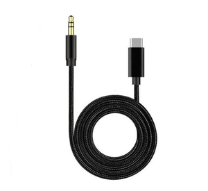 Convertidor Digital USB tipo c macho a macho de 1m a macho, adaptador de audio auxiliar para auriculares de 3,5mm, convertidor original compatible con samsung y <span class=keywords><strong>google</strong></span> - Product Image 2