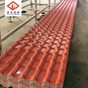 Synthetic Resin Roof Tiles Corrugated PVC Antique Style For Roof Waterproofing - Product Image 2