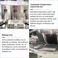 Máquina Automática para Hacer Conos de Galleta para Helados Industriales, Línea de Producción de Rollos de Galleta, 380 V