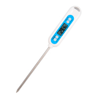 Termometer Daging BBQ Digital CProbe Presisi Tinggi ABS+Baja Tahan Karat / Pengukur Suhu Makanan untuk Memasak di Dapur