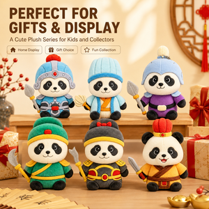 Factory Bosspanda Brand Electronic Three <b>Kingdoms</b> Panda Customize Historical Character Plush Toys for Blind Box - Product Image 6