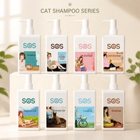 Shampoo pour chat SOS 280ml Formule anti-graisse pour chats Ragdoll