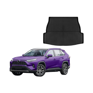 Jiaye All Weather Floor Mats para 2025 para Toyota <span class=keywords><strong>RAV4</strong></span> 2024-2019 (<span class=keywords><strong>Hybrid</strong></span>) TPE Back Seat Cover Protector Trunk Mat - Product Image 1