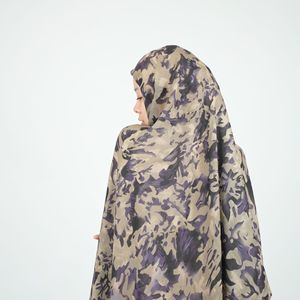 2024 nouveauté couleurs arabe Premium plaine Viscose impression châle Double broche châle écharpe quotidien Long châle grande taille Hijab - Product Image 5