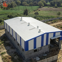 Taller Industrial Prefabricado de Acero Personalizado, Fábrica de Procesamiento de Acero Ligero, Planta de Fabricación de Estructuras Metálicas Duraderas con Diseño Gratuito