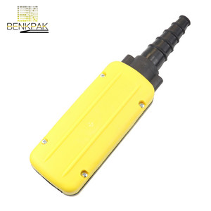 Hai tốc độ hoist Crane Mặt dây chuyền trạm kiểm soát 2 pushbuttons với dừng khẩn cấp Cấu trúc điện tử làm bằng nhựa - Product Image 2