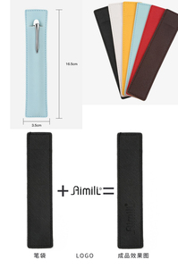 Bán buôn tùy chỉnh PU da bút Pouch Set Kinh doanh Quà Tặng trường văn phòng văn phòng phẩm bút chì trường hợp và Túi - Product Image 5