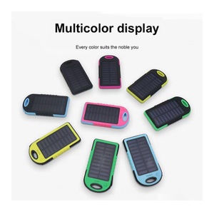 Nouvelle tendance : banques d'alimentation solaires avec lumière, 5000 mAh, chargeur solaire portable et étanche pour le camping - Product Image 1
