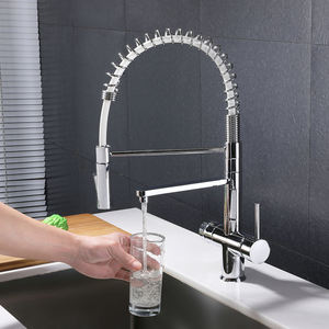 Grifo de <span class=keywords><strong>Cocina</strong></span> DOGO Aquatech Amsterdam con Rociador Extraíble, Grifo de <span class=keywords><strong>Cocina</strong></span> con Resorte, Rociador de <span class=keywords><strong>Tres</strong></span> Vías, Grifo de <span class=keywords><strong>Cocina</strong></span> con Filtro - Product Image 2