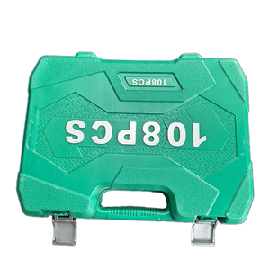 108 Stuks CR-V Mechanica Gereedschapset Ratelsleutel Doppenset Harde Behuizing Metrisch 1/4 1/<span class=keywords><strong>2</strong></span> Stuur Hand Stroombron Thuis Reparatie Oem - Product Image 5