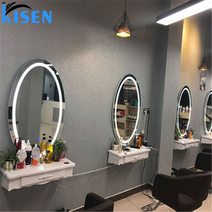 KISEN Stainless Steel Salon Display Cabinet Dressing <b>Table</b> And Storage Shelves Vanity Bathroom Makeup For Barber Shop Use - Product Image 6