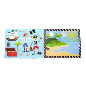 Ruolo di professione pirata personalizzato all'ingrosso carino fai da te vestire istruzione gioca gioco <span class=keywords><strong>Puzzle</strong></span> <span class=keywords><strong>magnetico</strong></span> per bambini - Product Image 4