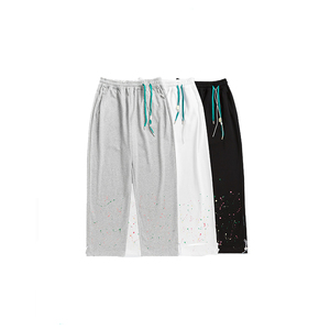 Vêtements de <span class=keywords><strong>jogging</strong></span> de sport robe pour femmes <span class=keywords><strong>pantalon</strong></span> en coton joggings pantalons de survêtement avec éclaboussures de peinture personnalisés pour femmes - Product Image 1