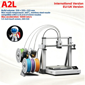 Imprimante <span class=keywords><strong>3D</strong></span> FDM A2L en bambou, débloquée UE/Royaume-Uni, directement de l'usine, impression à distance via WiFi, prise en charge de plusieurs filaments pour les créateurs à domicile - Product Image 1