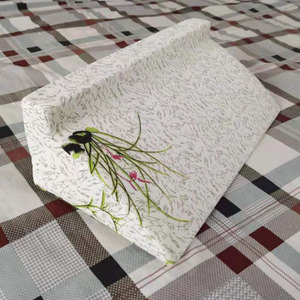 Almohada de esponja en forma de R para enfermería, 50x25x15cm, de bambú, reutilizable, para masaje y volteo, almohada antiescaras - Product Image 1