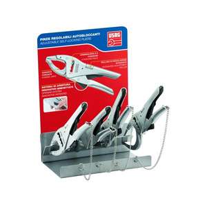 USAG - U01340010 Présentoir de comptoir avec pince (8 pièces) -PINCE ET COUPE EAN 8001150000461 PINCE RÉGLABLE - Product Image 1