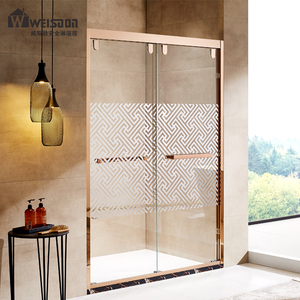 Barato y agradable personalizado puerta <span class=keywords><strong>corredera</strong></span> de <span class=keywords><strong>ducha</strong></span> <span class=keywords><strong>para</strong></span> apartamento - Product Image 2
