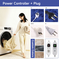 Plaid chauffant électrique rapide 2025 pour lit simple – Couverture chauffante électrique pour l'hiver
