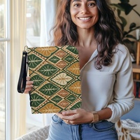 Housse de protection pour Bible, directement de l'usine, avec imprimé botanique tropical et diamants Taro, fermeture éclair, idéale pour les voyages quotidiens, l'église, le shopping et les loisirs.