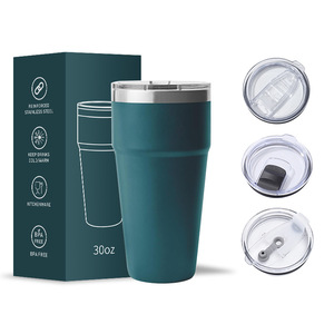 Maekawa Stainless Steel Tumbler 30oz Insulated Travel Mug BPA Free Vacuum Flask Coffee Cup - Product Image 3