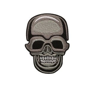 רקמה תווית רקמה מדבקות הגולגולת בגדים טלאים אביזרים פאנק מדבקות רקמה רקמה ברזל תיקון - Product Image 4