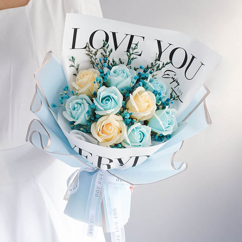 สีเหลืองสีฟ้า