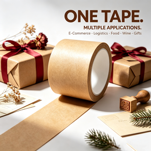 VOID OPEN Kraft Paper Security <b>Tape</b> for Anti-Tamper Shipping Packaging - Product Image 6