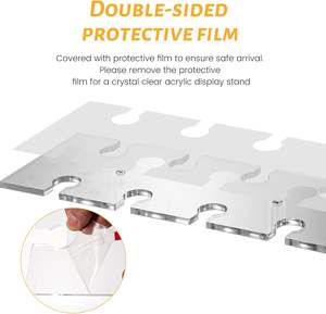 VONVIK <span class=keywords><strong>torre</strong></span> de cristal de champán acrílico transparente, estante de exhibición de cristal de fiesta multicapa - Product Image 5