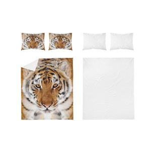 Ensemble <span class=keywords><strong>de</strong></span> literie imprimé <span class=keywords><strong>tigre</strong></span> 3D-<span class=keywords><strong>Housse</strong></span> <span class=keywords><strong>de</strong></span> <span class=keywords><strong>couette</strong></span> et taie d'oreiller-Ensemble <span class=keywords><strong>de</strong></span> literie 3 pièces-Maison, hôtel Draps lavables-Respirant - Product Image 6