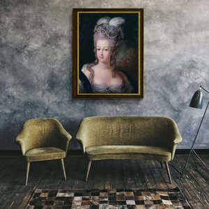 Vente en gros de panneaux muraux art déco pour femmes grasses toile d'art peinte à la main peinture à l'huile pour le salon - Product Image 4