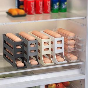 Rullo <span class=keywords><strong>in</strong></span> <span class=keywords><strong>plastica</strong></span> 4 livelli porta uova Dispenser <span class=keywords><strong>per</strong></span> frigorifero - Product Image 6