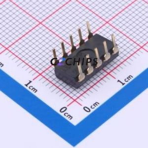 DSIC05LHGET DIP Switch Switch Flat Toggle, Raised Type Single Pole Single Throw 5 PC Pin - Product Image 2