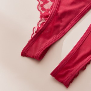 SMOOTH Mutandine Sexy in Pizzo da <span class=keywords><strong>Donna</strong></span> <span class=keywords><strong>Taglie</strong></span> <span class=keywords><strong>Forti</strong></span>, Lingerie con Apertura all'Inguine, Slip in Rete Traforata con Fasce Incrociate, <span class=keywords><strong>Intimo</strong></span> Femminile - Product Image 4