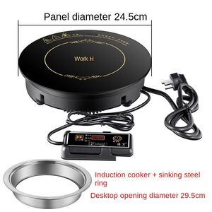 Olla de Inducción Eléctrica Doméstica de Acero Inoxidable de 3.5kW con Control por App para Calentar Agua, Café, Fideos, Plato Caliente y Hot Pot - Product Image 6