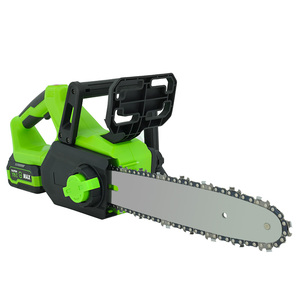 Tronçonneuse sans fil haute vitesse 800W avec moteur brushless 12 pouces et batterie lithium rechargeable pour usage industriel et bricolage, idéale pour la coupe du bois - Product Image 1