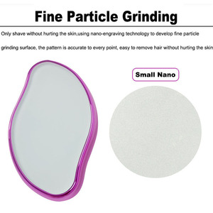 Cristal chaud épilation physique gomme verre épilateur indolore épilateur nettoyage facile réutilisable soins du corps outil d'épilation - Product Image 5