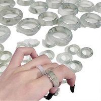 Bague en jade véritable violet de haute qualité, tendance, en pierre naturelle, tailles 6/7/8/9, pour femme, cadeau de mariage ou de fiançailles, vente chaude directe usine