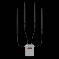 Récepteur de relais Skydroid GR02 double bande 2,4 GHz/5,8 GHz, quatre antennes, interfaces riches, transfert d'image pour utilisation en relais aérien de drone