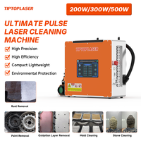 Nouvelle machine de nettoyage au laser pulsé portable de 500 W pour le nettoyage de la rouille métallique, de la peinture et des surfaces en bois, nettoyeur laser ultra portable