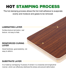 Parquet en bois <span class=keywords><strong>d</strong></span>'ébène de qualité supérieure, personnalisable, écologique, résistant à l'humidité E0, 15 mm, 18 mm, 20 mm, design moderne pour villa, parquet contrecollé - Product Image 6