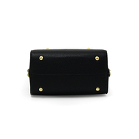 Sac Boston de luxe pour femme avec rabat, fermoir incrusté de diamants, bandoulière, design fourre-tout haut de gamme en PU et polyester