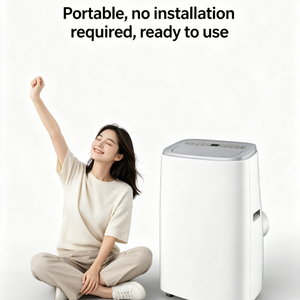 <span class=keywords><strong>Condizionatore</strong></span> d'Aria Portatile Senza <span class=keywords><strong>Installazione</strong></span> 9000 BTU, Raffreddamento Rapido, Leggero e Mobile <span class=keywords><strong>con</strong></span> Telecomando per Casa e Ufficio - Product Image 1