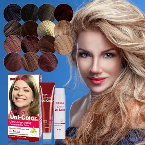 2023 Tinte para el cabello de venta popular Uni Color de cabello natural con vitamina B5 OEM ODM Etiqueta Privada