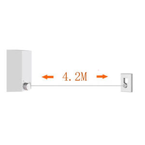 Séchoir à <span class=keywords><strong>linge</strong></span> mural pliable et rétractable le plus vendu - Product Image 3