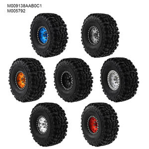 מתכת 1.9 אינץ 'צינור גלגל rms רכזת צמיגי גומי להגדיר עבור trx4 1/10 <span class=keywords><strong>rc</strong></span> <span class=keywords><strong>rc</strong></span> דגם חלקי מכונית זחילה - Product Image 5