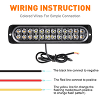 Kaidengzhe LED-Blinker & Rücklicht für LKW, Transporter, Anhänger, Stoßstangen, Rückfahrscheinwerfer, 24 SMD Blitzlampen, Ersatzteile