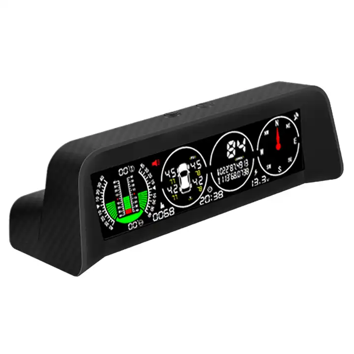 Inclinomètre numérique voiture digitale GPS Angle Pente Compteur vitesse  SUV 4x4